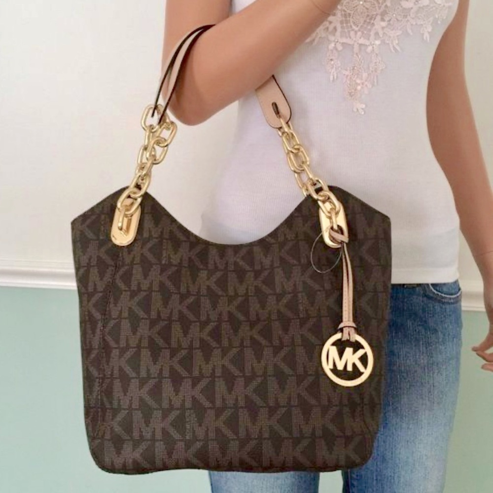 Michael Kors Signature Tote with chain handles